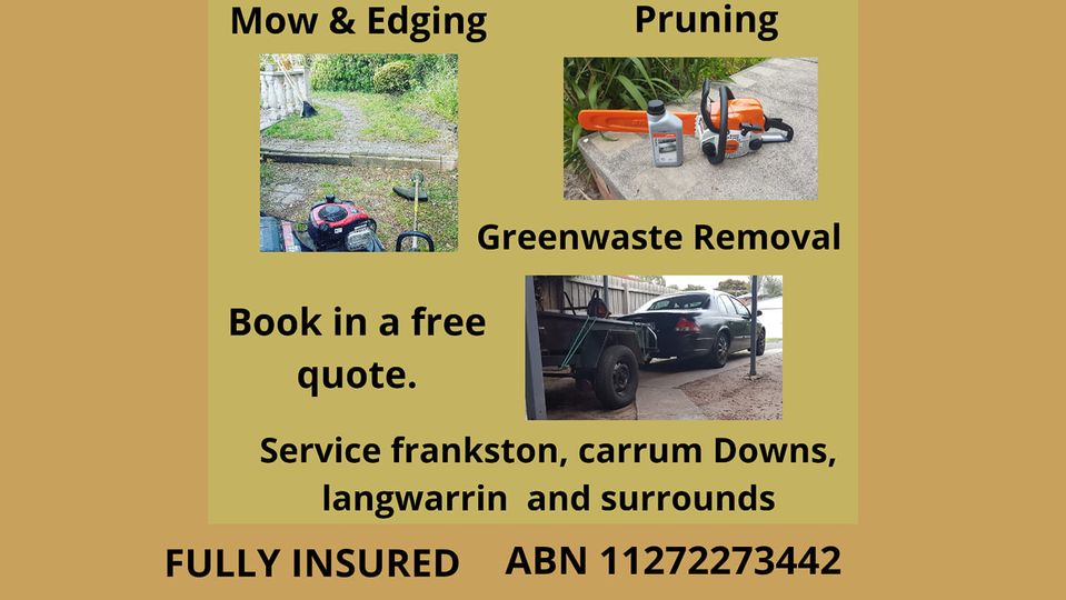 A list of our services and machinary